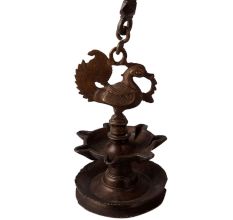Hanging Thoku Villaku Brass Oil Lamp With Chain